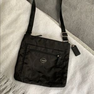Coach black crossbody bag